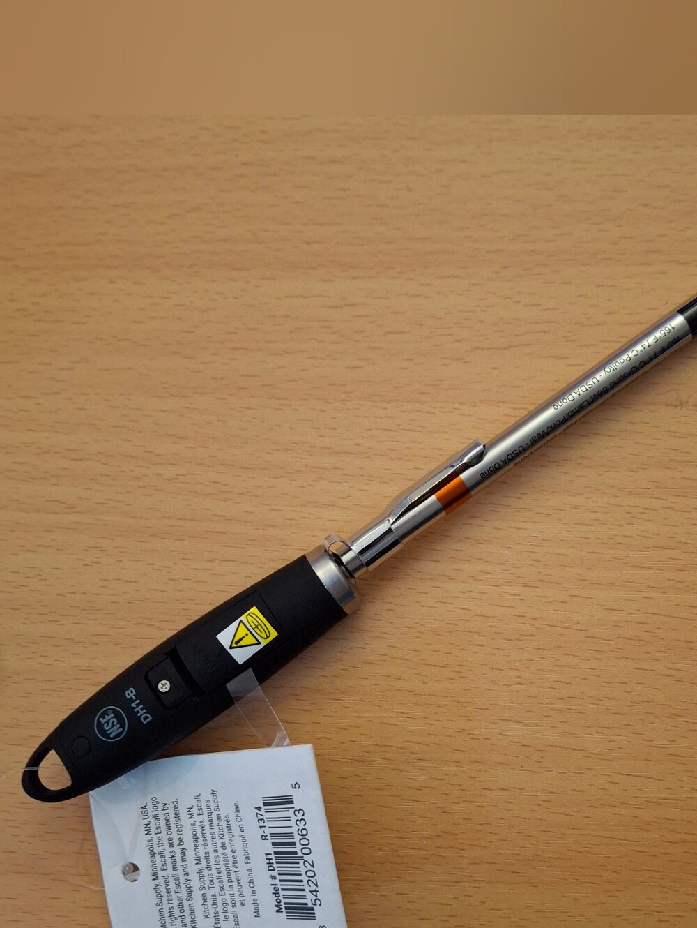 Escali DH1-B Digital NSF Thermocouple Meat Thermometer w/ Stainless Probe